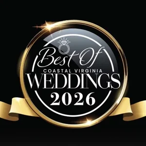 Best Of Coastal Virginia Weddings 2026 award badge